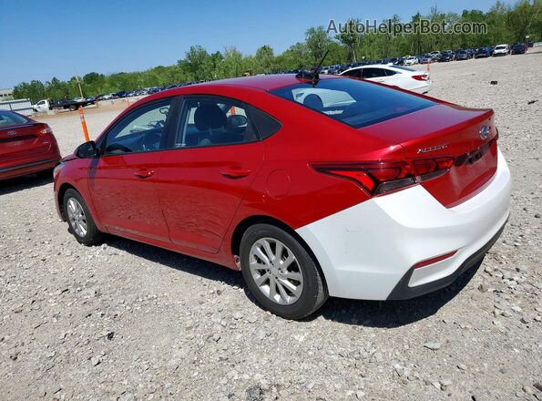 3KPC24A30JE034164 2018 HYUNDAI ACCENT Red Trasero izquierdo
