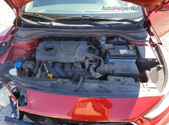 3KPC24A30JE034164 2018 HYUNDAI ACCENT Red Vista interior trasera