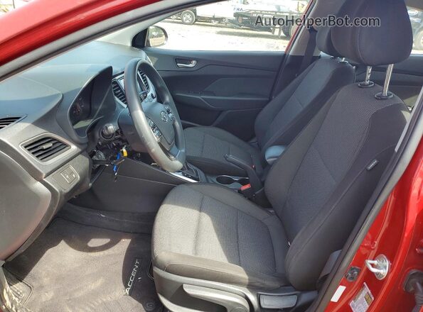 3KPC24A30KE044517 2019 HYUNDAI ACCENT Red Widok wnętrza z przodu