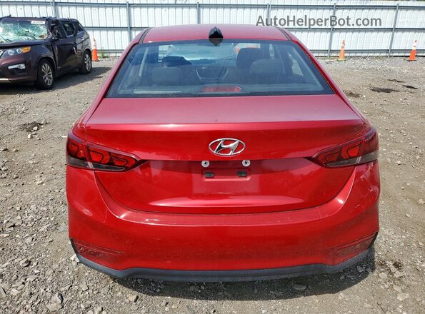 3KPC24A30KE044517 2019 HYUNDAI ACCENT Red Widok z tyłu