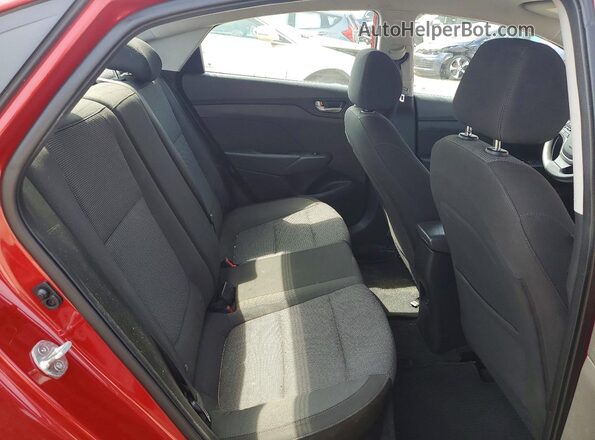 3KPC24A30KE044517 2019 HYUNDAI ACCENT Red Widok tylnych siedzeń