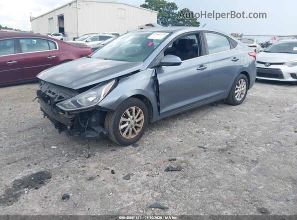3KPC24A30KE055291 2019 HYUNDAI ACCENT Gray Առջևի ձախ երեք քառորդ տեսարան