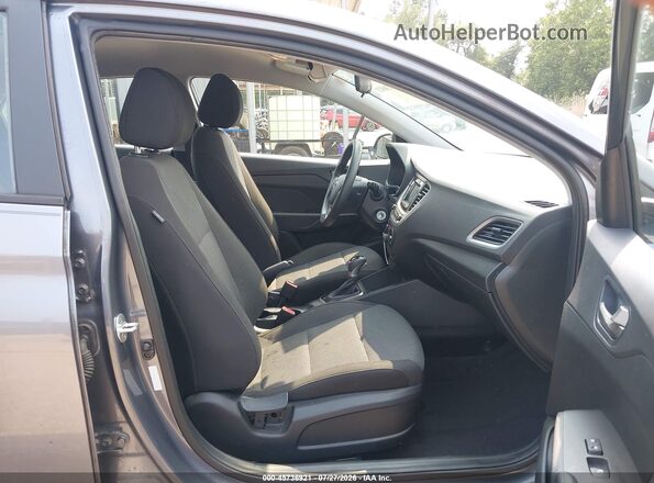 3KPC24A30KE064766 2019 HYUNDAI ACCENT Gray Вид салону спереду