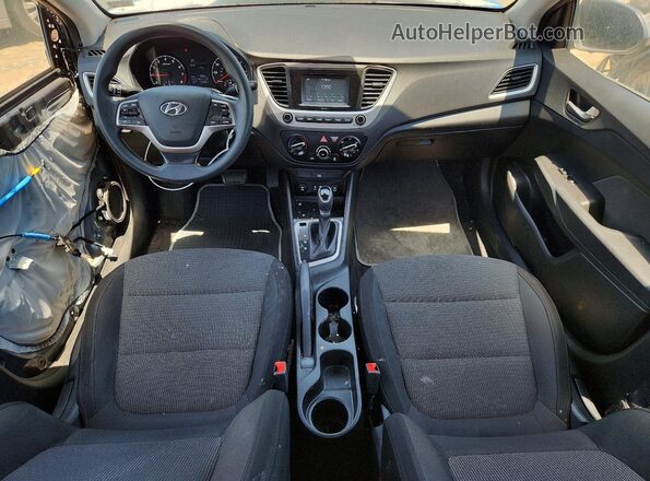 3KPC24A30KE088579 2019 HYUNDAI ACCENT Blue Առջևի վահանակի տեսք