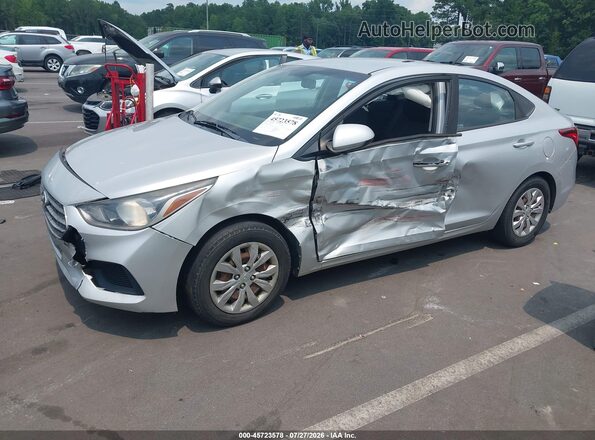 3KPC24A31JE014053 2018 HYUNDAI ACCENT Silver Передня ліва чверть