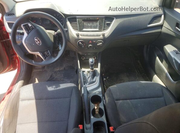 3KPC24A31KE054666 2019 HYUNDAI ACCENT Red Dashboard view