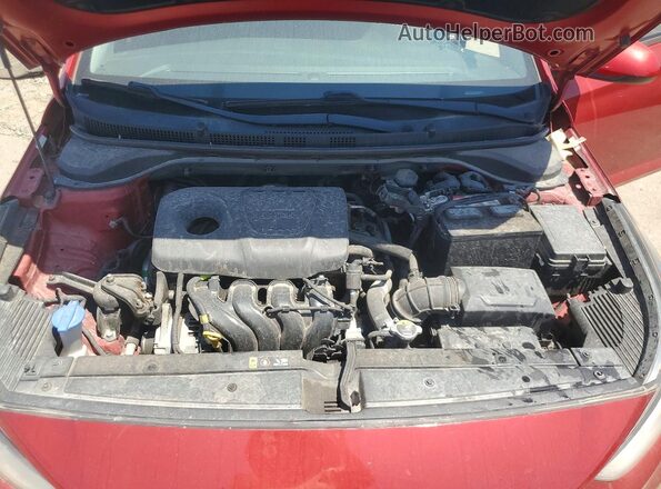 3KPC24A31KE054666 2019 HYUNDAI ACCENT Red Rear interior view