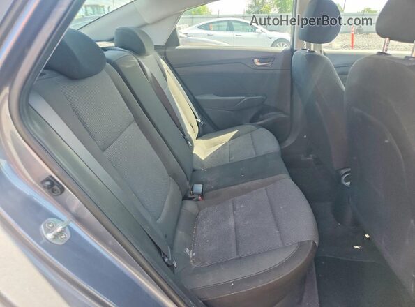 3KPC24A31KE065053 2019 HYUNDAI ACCENT Gray უკანა სავარძლების ხედი