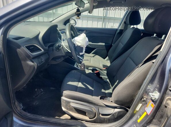 3KPC24A31KE065053 2019 HYUNDAI ACCENT Gray წინა სალონის ხედი