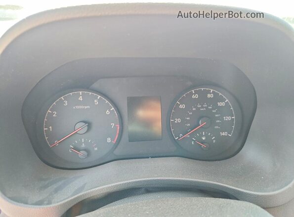 3KPC24A31KE071581 2019 HYUNDAI ACCENT Gray Instrument cluster view