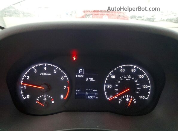 3KPC24A31KE073802 2019 HYUNDAI ACCENT Серебряный Вид щитка приборов