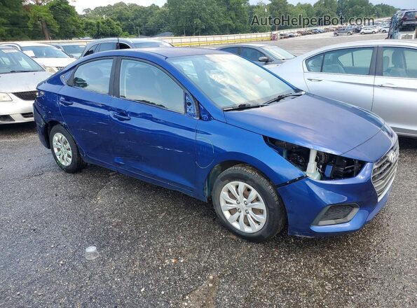 3KPC24A32JE025546 2018 HYUNDAI ACCENT Blue Delantero derecho