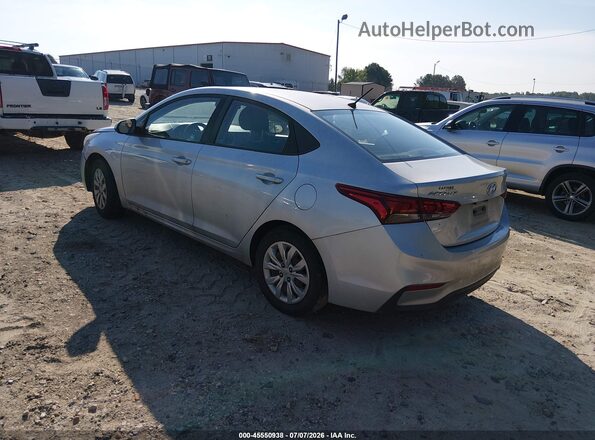 3KPC24A33JE008691 2018 HYUNDAI ACCENT Silver Հետևի ձախ