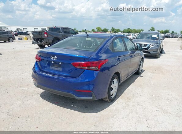 3KPC24A33JE018265 2018 HYUNDAI ACCENT Blue Rear right