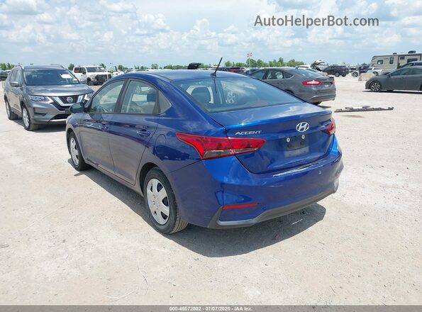 3KPC24A33JE018265 2018 HYUNDAI ACCENT Blue Rear left