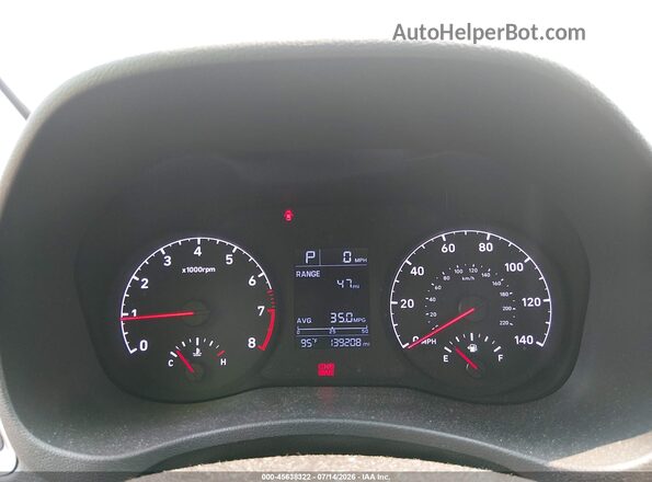 3KPC24A33KE071212 2019 HYUNDAI ACCENT Blue Rear seats view