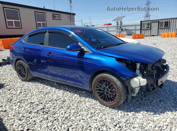 3KPC24A33KE071386 2019 HYUNDAI ACCENT Blue Delantero derecho