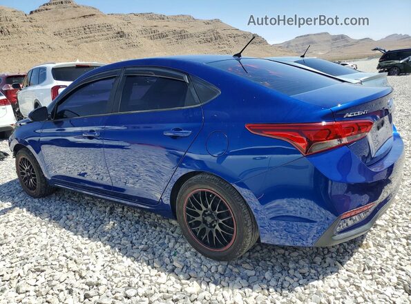 3KPC24A33KE071386 2019 HYUNDAI ACCENT Blue Trasero izquierdo