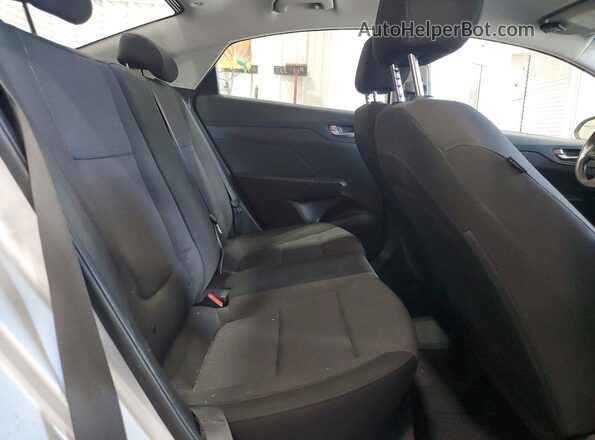 3KPC24A34JE021675 2018 HYUNDAI ACCENT Gray Вид задніх сидінь