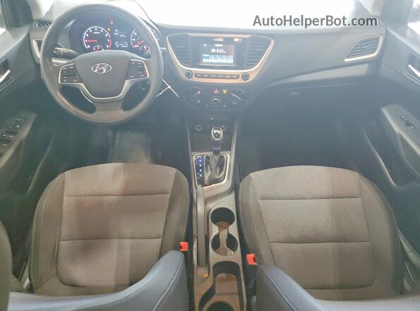 3KPC24A34JE021675 2018 HYUNDAI ACCENT Gray Вид панелі приладів