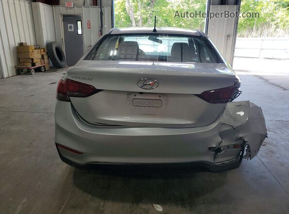 3KPC24A34JE021675 2018 HYUNDAI ACCENT Gray Вид ззаду