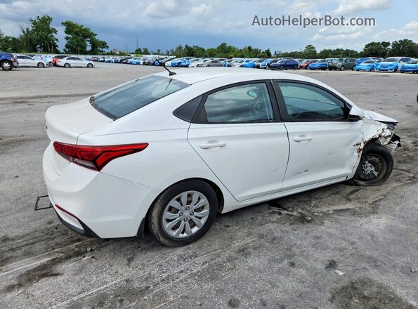 3KPC24A34KE077018 2019 HYUNDAI ACCENT Белый Задняя правая четверть