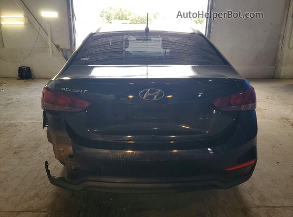 3KPC24A35JE009261 2018 HYUNDAI ACCENT Black უკანა ხედი