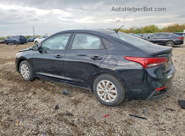 3KPC24A35JE012645 2018 HYUNDAI ACCENT Black Հետևի ձախ