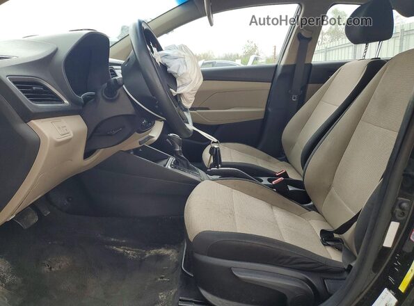 3KPC24A35JE012645 2018 HYUNDAI ACCENT Black Սալոնի դիմացի տեսք