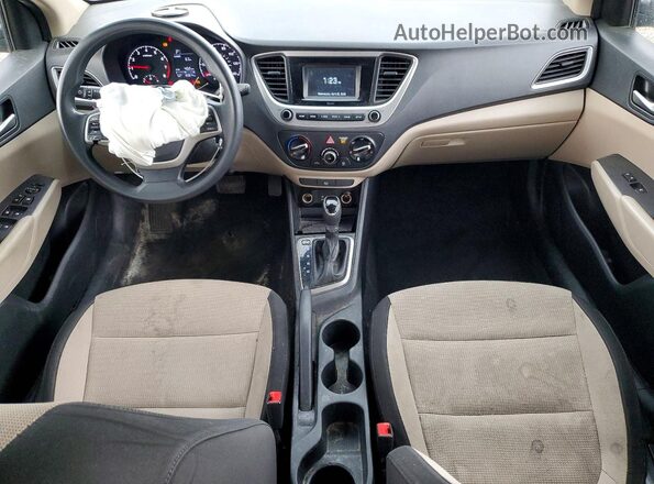3KPC24A35JE012645 2018 HYUNDAI ACCENT Black Առջևի վահանակի տեսք