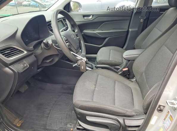 3KPC24A35KE047056 2019 HYUNDAI ACCENT Silver Vista interior delantera