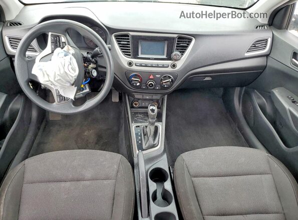 3KPC24A35KE058395 2019 HYUNDAI ACCENT Silver Вид панелі приладів