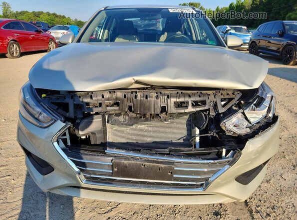 3KPC24A35KE061975 2019 HYUNDAI ACCENT Beige წინა ხედი