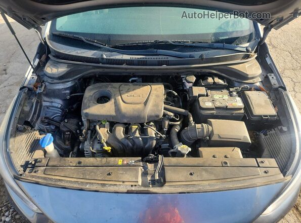 3KPC24A35KE064553 2019 HYUNDAI ACCENT Teal Widok wnętrza z tyłu