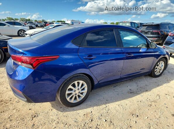3KPC24A36JE010516 2018 HYUNDAI ACCENT Синий Задняя правая четверть