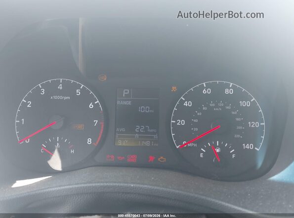 3KPC24A36JE013058 2018 HYUNDAI ACCENT Black Widok tylnych siedzeń