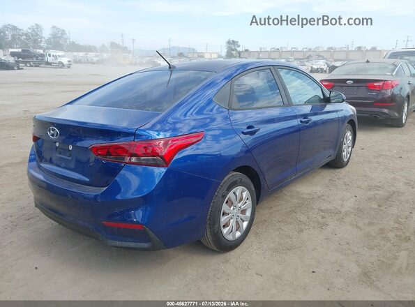 3KPC24A36KE040486 2019 HYUNDAI ACCENT Синий Задняя правая четверть