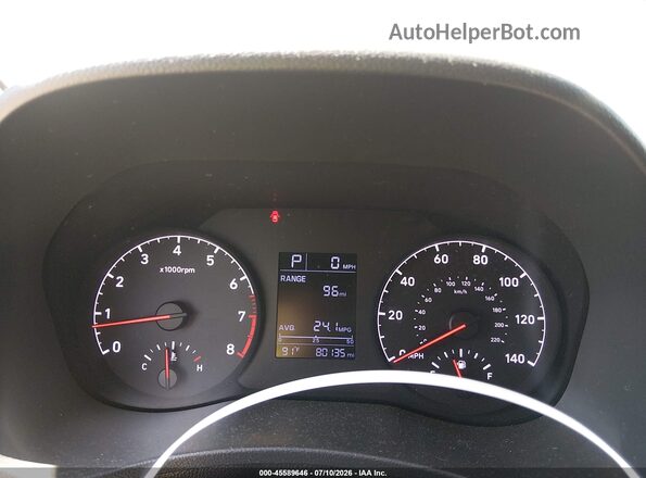 3KPC24A36KE058096 2019 HYUNDAI ACCENT Gray Вид задніх сидінь