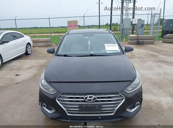 3KPC24A36KE058115 2019 HYUNDAI ACCENT Черный Вид панели приборов