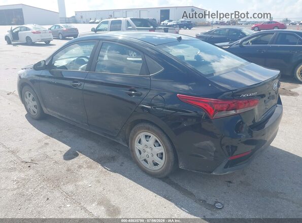 3KPC24A37JE027003 2018 HYUNDAI ACCENT Black Trasero izquierdo