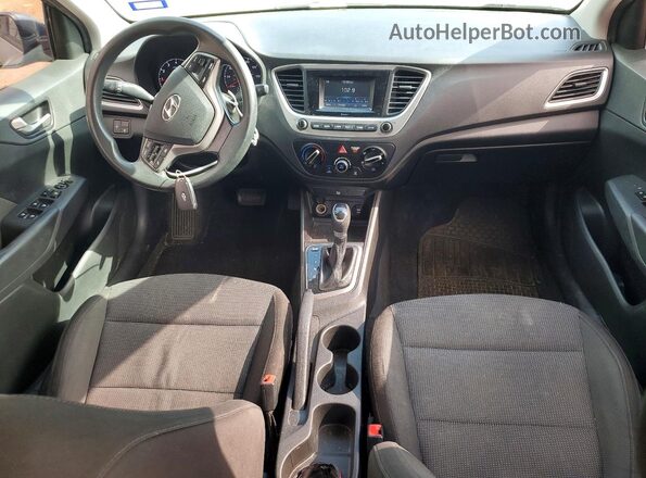 3KPC24A37KE040268 2019 HYUNDAI ACCENT Gray წინა პანელის ხედი