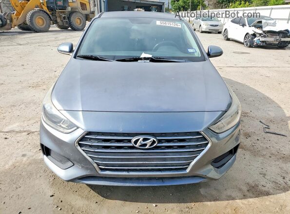 3KPC24A37KE040268 2019 HYUNDAI ACCENT Gray წინა ხედი