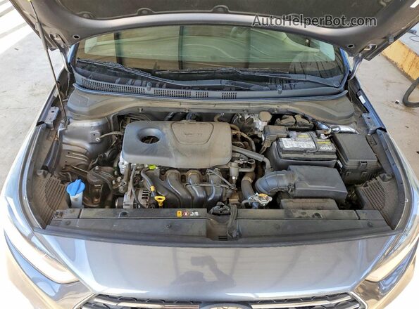 3KPC24A37KE050539 2019 HYUNDAI ACCENT Серый Вид задней части салона