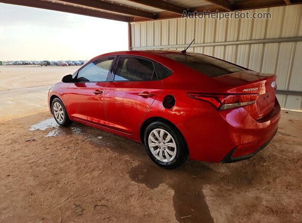 3KPC24A38JE007617 2018 HYUNDAI ACCENT Red Tył lewy
