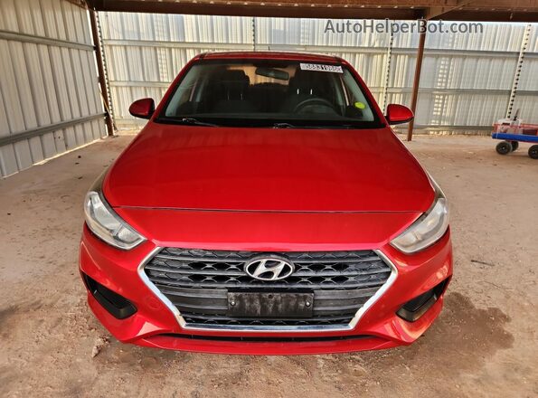 3KPC24A38JE007617 2018 HYUNDAI ACCENT Red Widok wnętrza 360 stopni