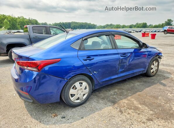 3KPC24A38JE013899 2018 HYUNDAI ACCENT Blue Trasero derecho
