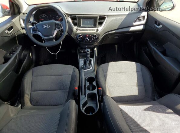 3KPC24A39KE047190 2019 HYUNDAI ACCENT Red Вид панелі приладів