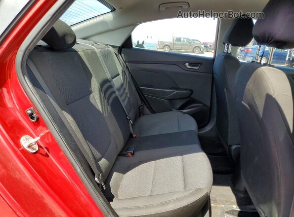 3KPC24A39KE047190 2019 HYUNDAI ACCENT Red Вид задніх сидінь