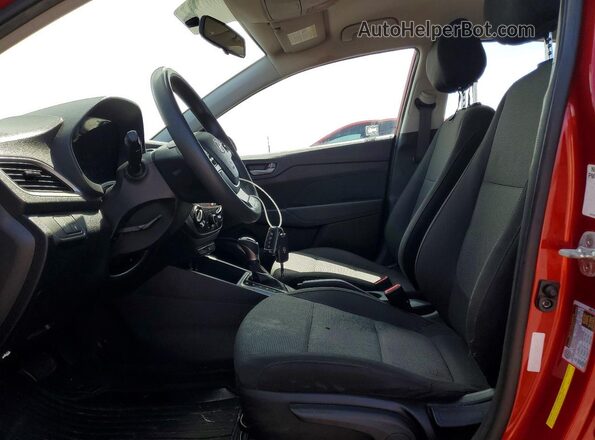 3KPC24A39KE047190 2019 HYUNDAI ACCENT Red Вид салону спереду