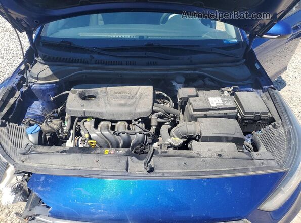 3KPC24A39KE060893 2019 HYUNDAI ACCENT Blue Widok wnętrza z tyłu